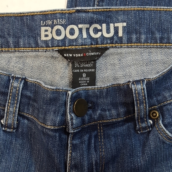New York & Company Jeans Low Rise Boot Cut  Size 8 - Picture 8 of 8